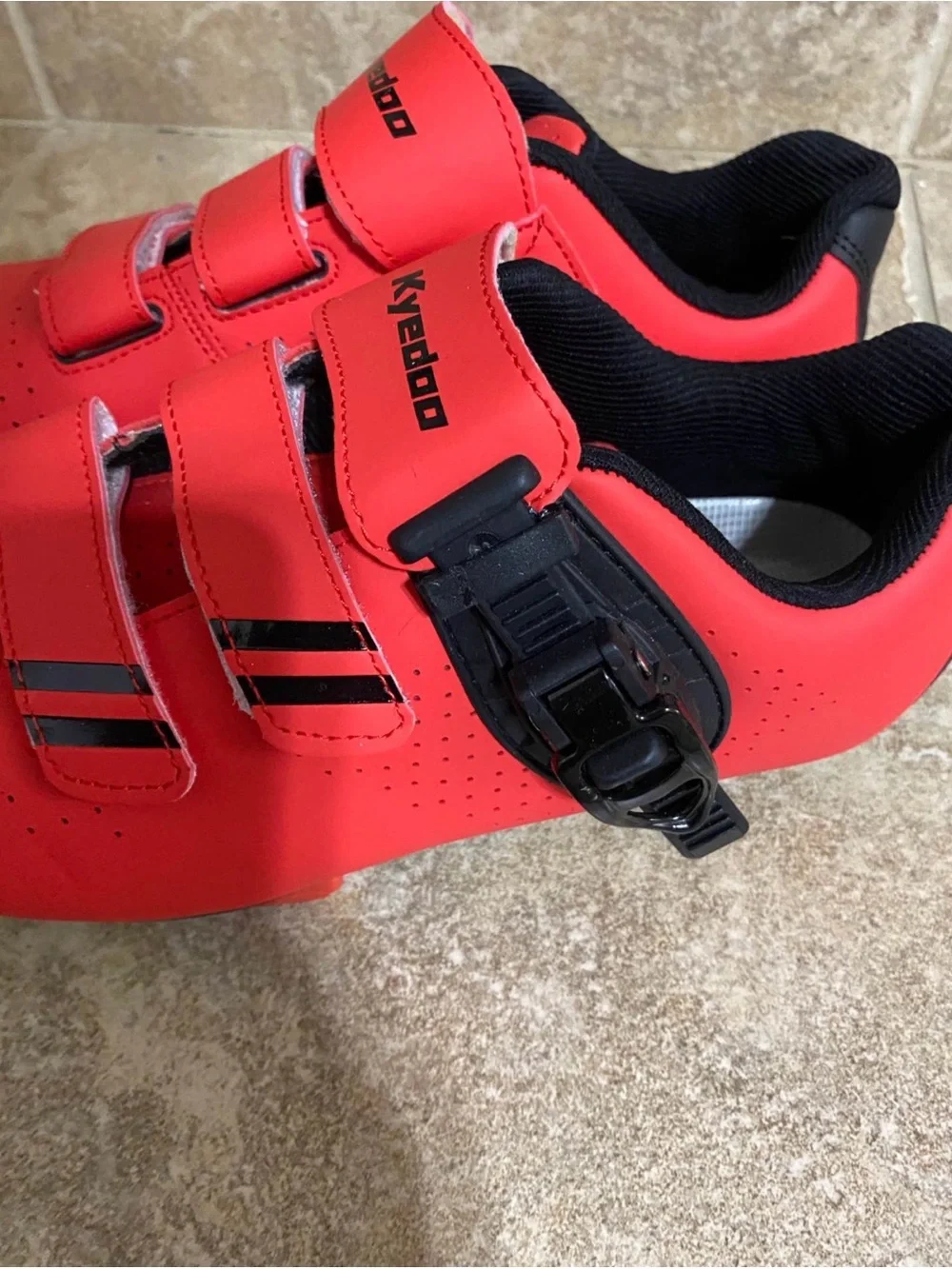 Women’s Red Cycling Shoes 7.5